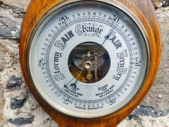 Oak cased barometer  Thumbnail 2