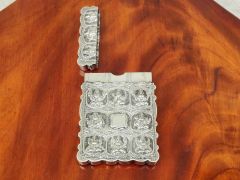 Indian silver card case Thumbnail 2