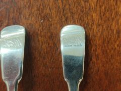 Six rare double crested spoons  (aberdeen) Thumbnail 3