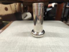 Silver travel shaving brush Thumbnail 2