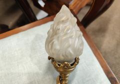 Set of gilt cherub lamps Thumbnail 3