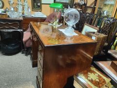 Burr walnut desk Thumbnail 4