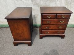 Pair of oak pedestals / chests Thumbnail 2