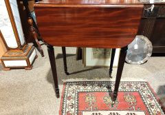 Georgian mahogany work table Thumbnail 3