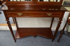 Edwardian mahogany display cabinet Thumbnail 3