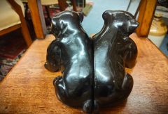 Pair of bronze bulldog bookends Thumbnail 4