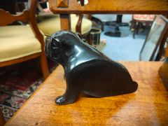 Pair of bronze bulldog bookends Thumbnail 3