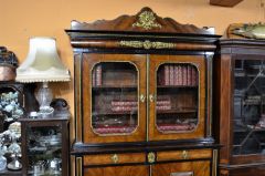 19th century walnut & brass mounted cabinet Thumbnail 2