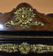 19th century walnut & brass mounted cabinet Thumbnail 3
