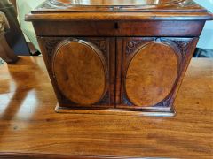 Victorian walnut decanter box Thumbnail 3