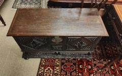 Georgian oak chest Thumbnail 3