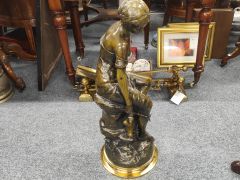 French 19th century bronze sculpture 