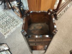Arts & crafts oak and copper bound planter Thumbnail 3