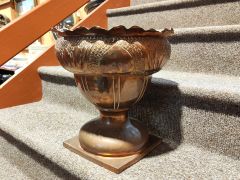 Art nouveau copper planter Thumbnail 3