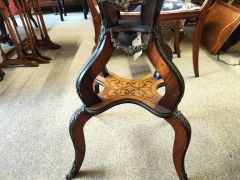 19th century walnut occasional table ,inlay with inlay Thumbnail 3