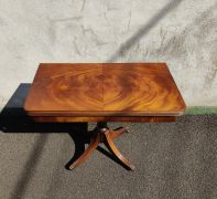 Georgian style mahogany card table Thumbnail 2