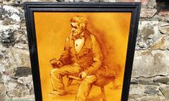 Large framed oil by local artist bobby anderson Thumbnail 2