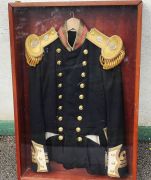 Cased royal navy jacket Thumbnail 3