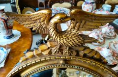 Gilt convex mirror Thumbnail 2
