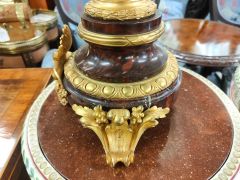 Pair marble gilt metal lamps Thumbnail 4