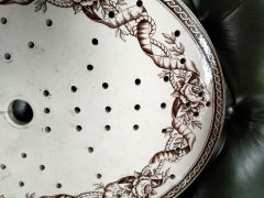 Victorian porcelain strainer Thumbnail 2