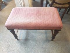 Victorian mahogany stool By N.A. Campbell & Co , belfast Thumbnail 2