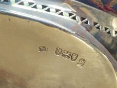 Georgian silver tray Thumbnail 3