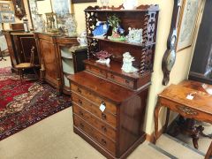 Victorian mahogany chest wot - not Thumbnail 6