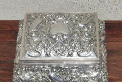 Silver jewellery casket Thumbnail 3