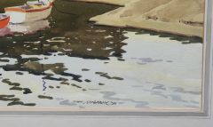 Framed  sam mcLarnon watercolour ,cushendall Thumbnail 4