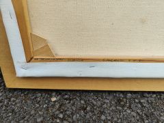 Framed oil on canvas by sam mclarnon  local artist Thumbnail 3