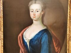 Early 18th century oil portrait in gilt frame Thumbnail 2