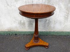 Victorian walnut work table Thumbnail 1