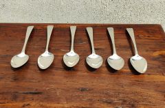 Set of six irish silver spoons (john power dublin) Thumbnail 6