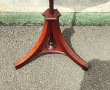Edwardian mahogany pole screen Thumbnail 2