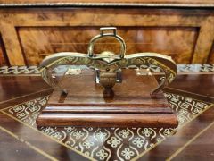 Brass oak ink stand Thumbnail 3