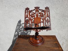 Small victorian mahogany book stand Thumbnail 4