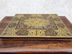 19th century boulle desk blotter Thumbnail 2