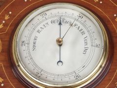 Mahogany cased barometer Thumbnail 2