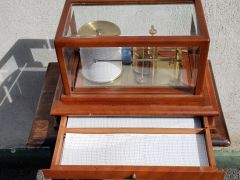 Mahogany barograph Thumbnail 2