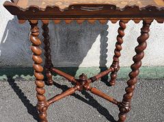 19th century walnut tray top table Thumbnail 4