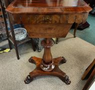 Victorian rosewood work table Thumbnail 2