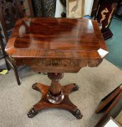 Victorian rosewood work table Thumbnail 6