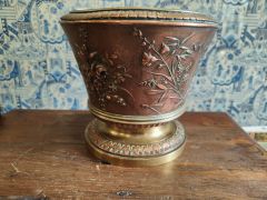Copper & brass jardiniere Thumbnail 3