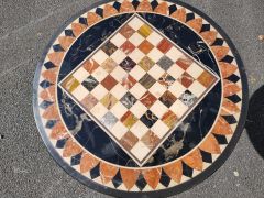 Victorian marble top games table Thumbnail 2