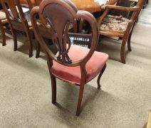 Edwardian mahogany inlaid chair Thumbnail 3