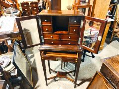 Edwardian collectors cabinet on stand Thumbnail 2