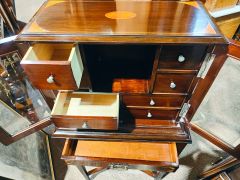 Edwardian collectors cabinet on stand Thumbnail 3