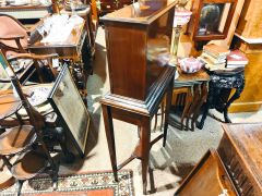 Edwardian collectors cabinet on stand Thumbnail 4
