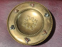 Brass and gilt metal compote Thumbnail 4